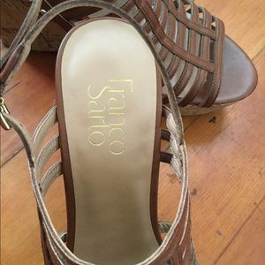 Franco sarto sombre wedge heel